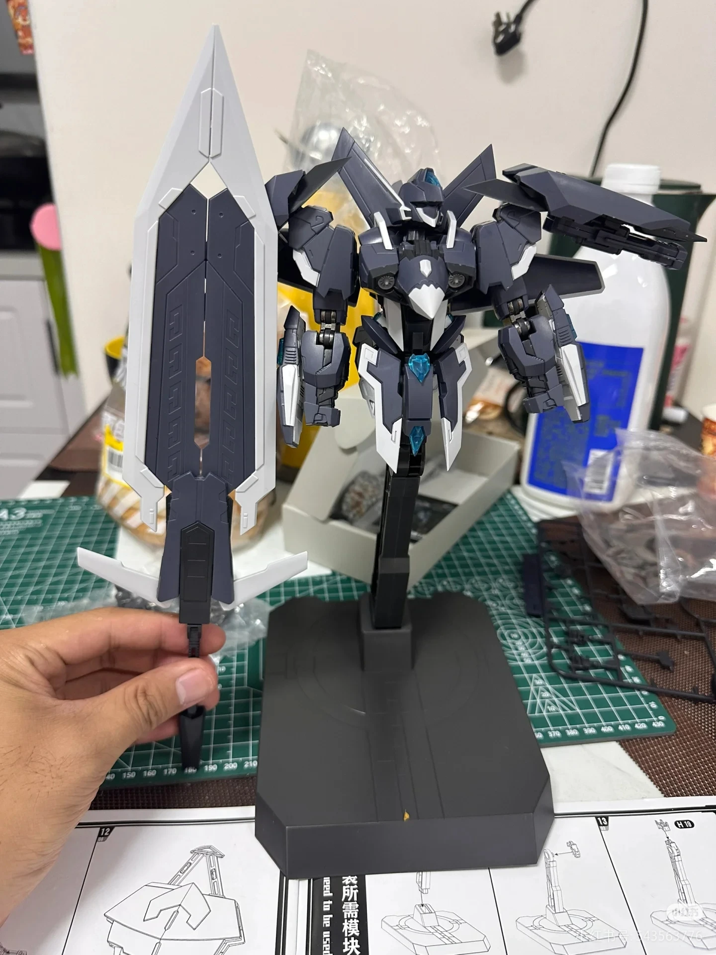 Dragon Soul Fighter J20 CANGWEI, modelo de ensamblaje de aleación Transformable Mecha, figura de acción Poseable, Robot, juguete para regalo de XIWANSHE