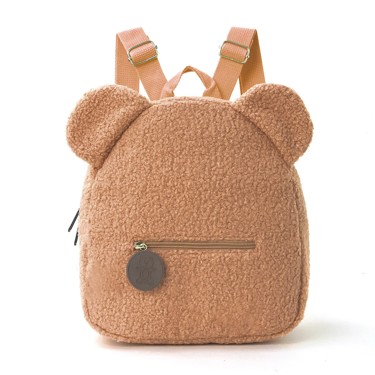 Personalisierter Flauschiger Teddybär Kinderrucksack mit Gesticktem Namen, Plüsch-Schultasche für Kleinkinder, Perfektes Geburtstagsgeschenk für Jungen und Mädchen – Detail 14