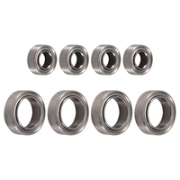 8Pcs Ball Bearings 4X8x3mm 8X12X3.5Mm For HSP Himoto E18 Wltoys 1/18 RC Car Spare Parts A949 A959 A969 A979 A959-B A949-33 A949-