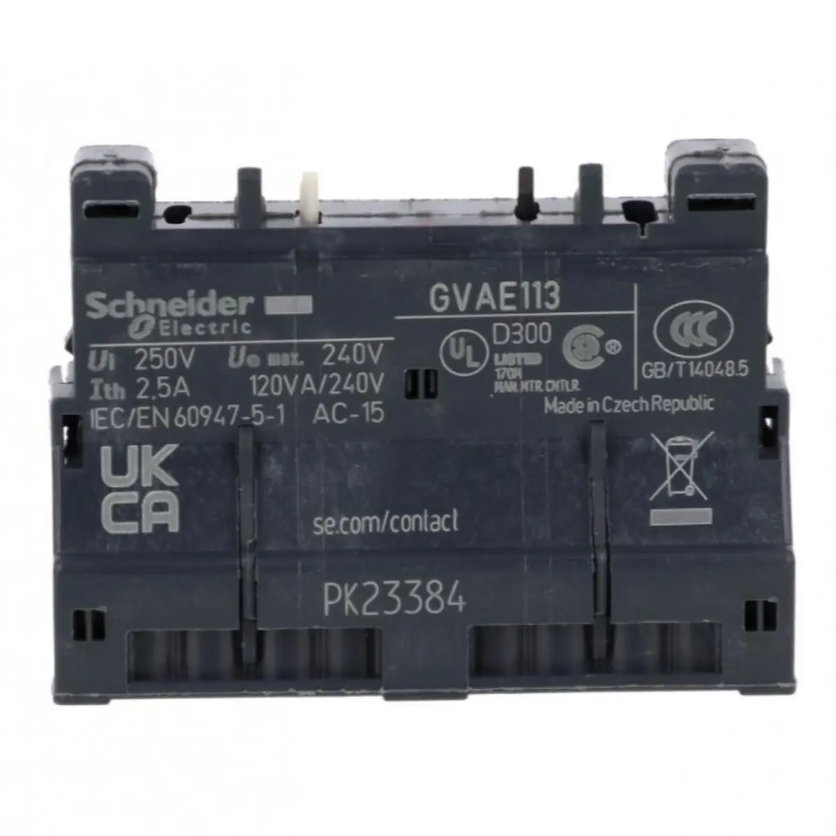 

2 шт. GVAE113 GVA-E113 GV2 и GV3 - вспомогательный контакт - 1 NO + 1 NC