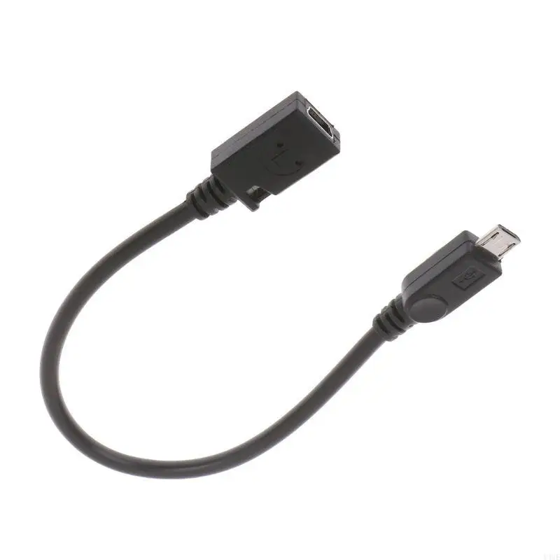 Y4UE Micro USB типа «папа» на мини-USB типа «мама» Хост OTG Кабель-адаптер Черный