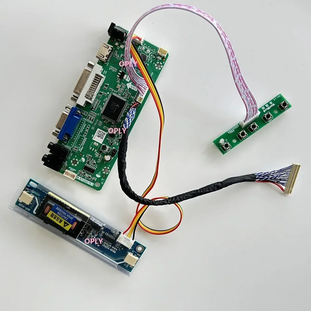 M.NT68676 HDMI-compatible VGA DVI Controller board for LP171WP5-TL03 LP171WP5 1440X900 LCD panel screen 17.1