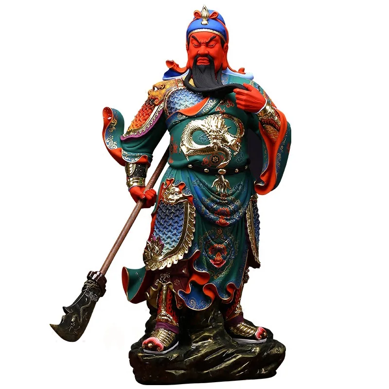 Guan Gong ornament Buddha statue office landing to attract wealth