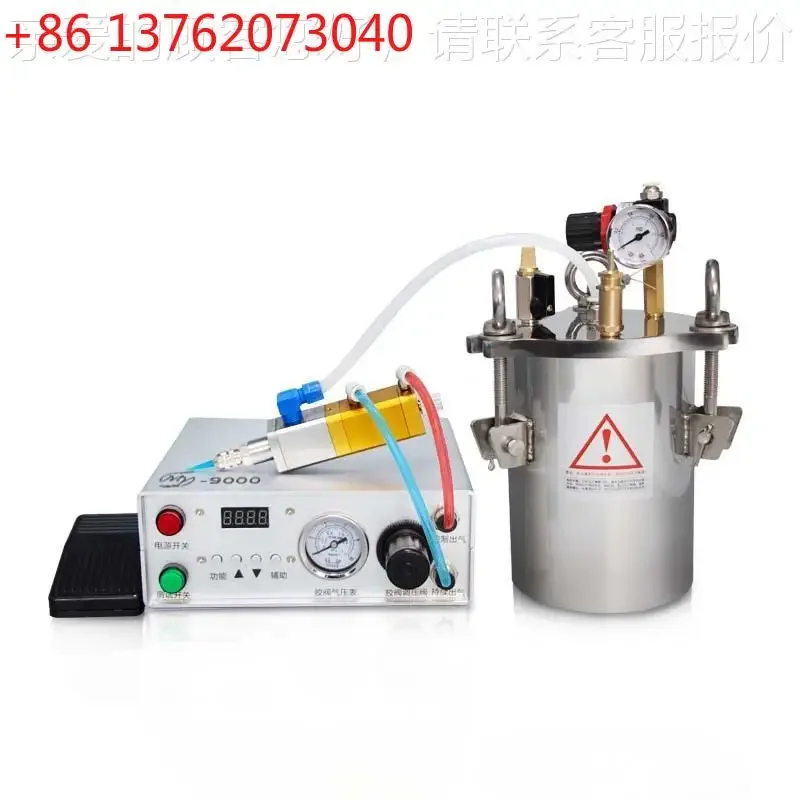 

Полуавтоматическая машина для точечного нанесения клея (желтый клей), 3-ходовая, с жидкостным всасыванием, модель 131, с клапаном из нержавеющей стали, модель 571