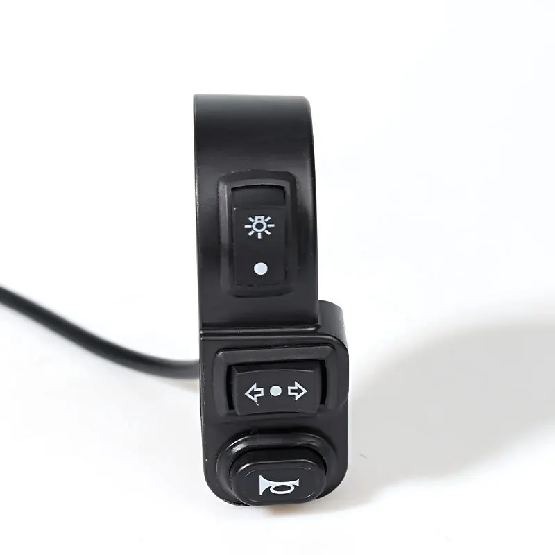 3 In1 オートバイスクーターハンドルバーホーンウインカーヘッドライトコントローラスイッチオートバイ修正部品ハンドルバースイッチ