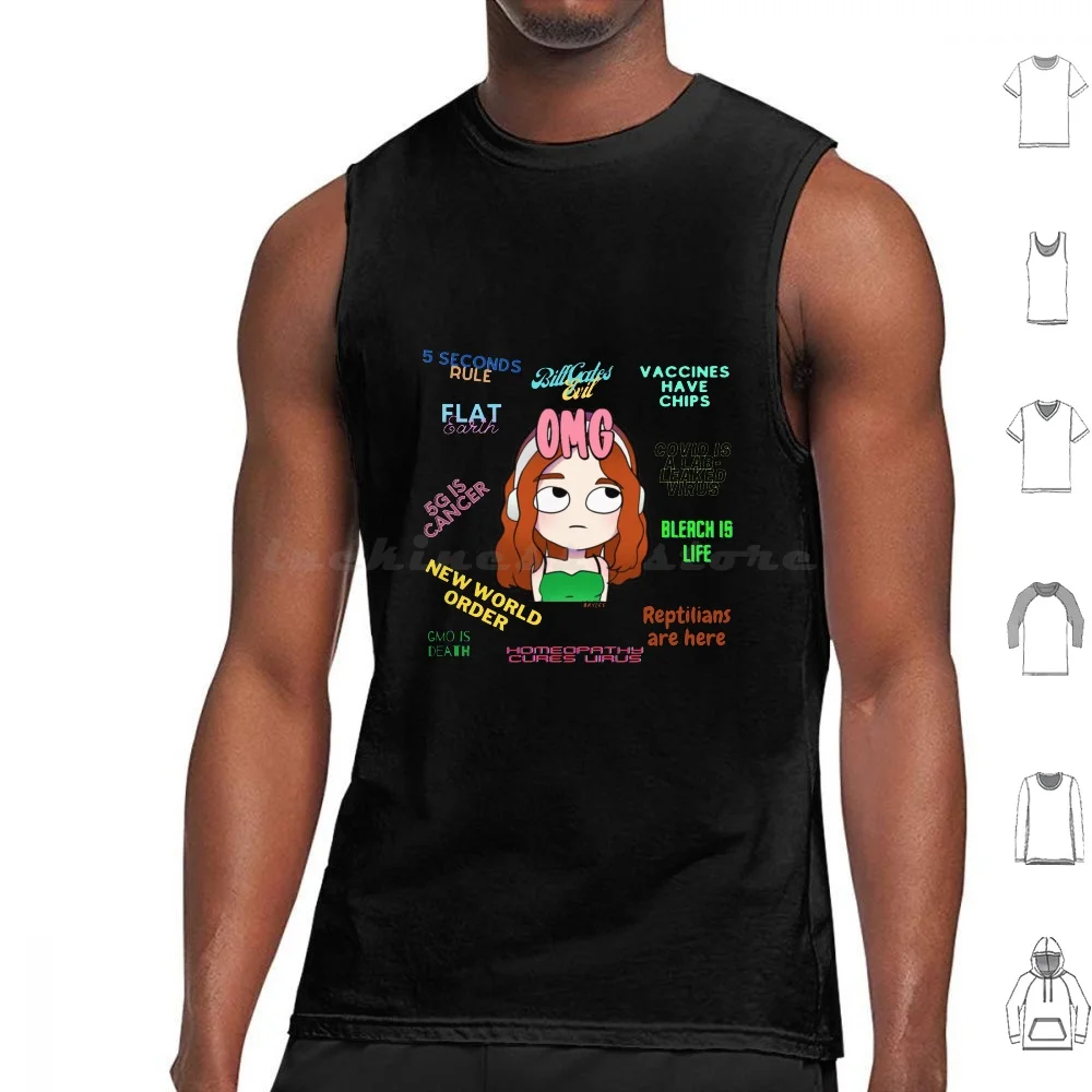 Is That Science ? Tank Tops Print Cotton 5g Reptilians Flat Earth Homeopathy Health Serotonin4u Science Science Facts