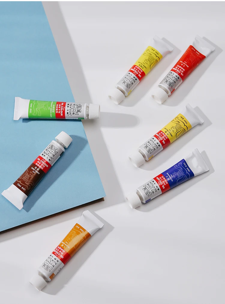 WINSOR & NEWTON Ölfarben-Set, 12/18/24 Farben, 12 ml Tube, feine Malpigmente, professionelle Farbe, Künstlerbedarf, Künstler, Anfänger – Detail 19