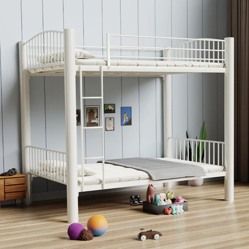 Dormitory upper and lower bunk iron beds, high and low, iron art beds, single person