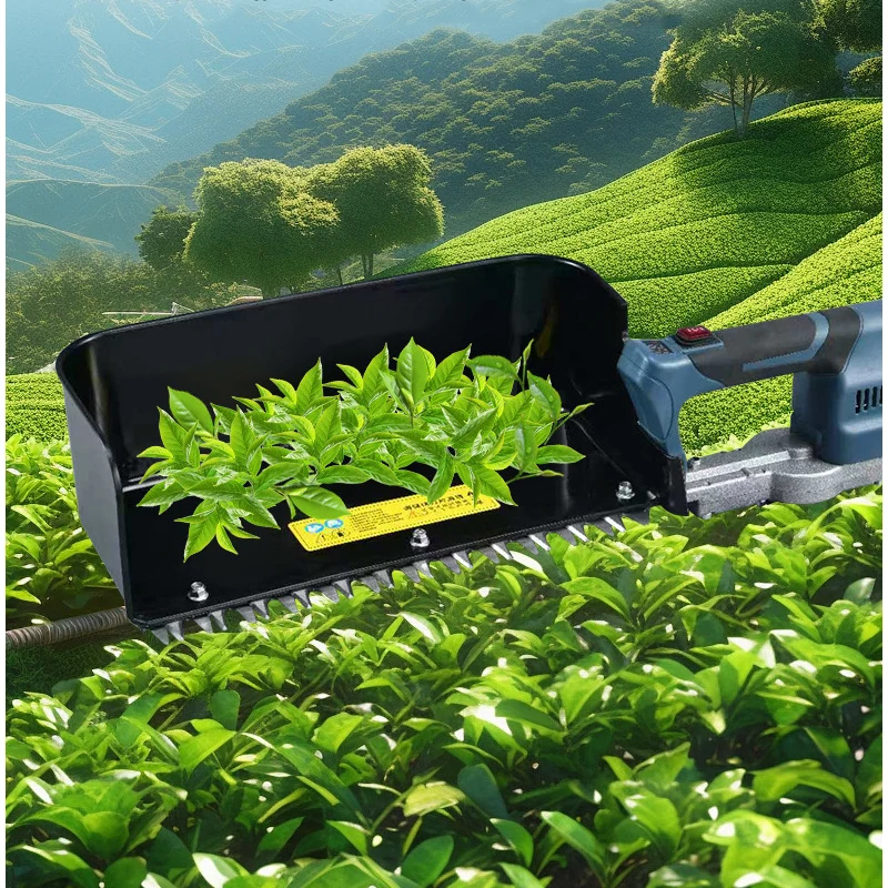 Electric Tea Picker for Large Farms Rechargeable Tea Pruner Cordless Tea Trimmer Adjustable Tea Harvester No Battery