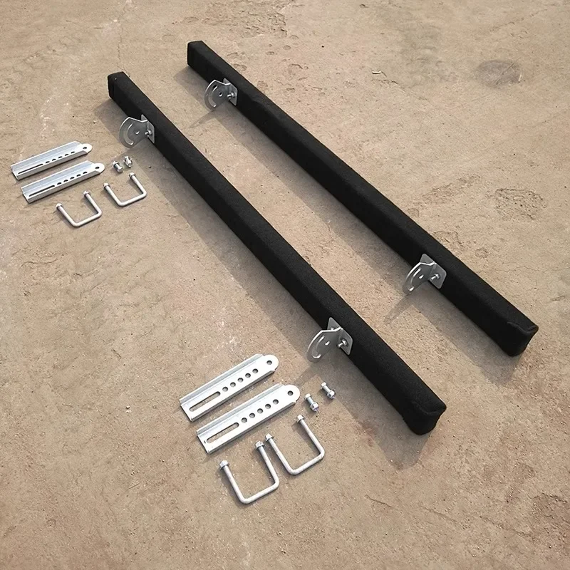 Motorboat trailer accessories rubber  boat trailer  wooden row bracket length 1.8 meters support