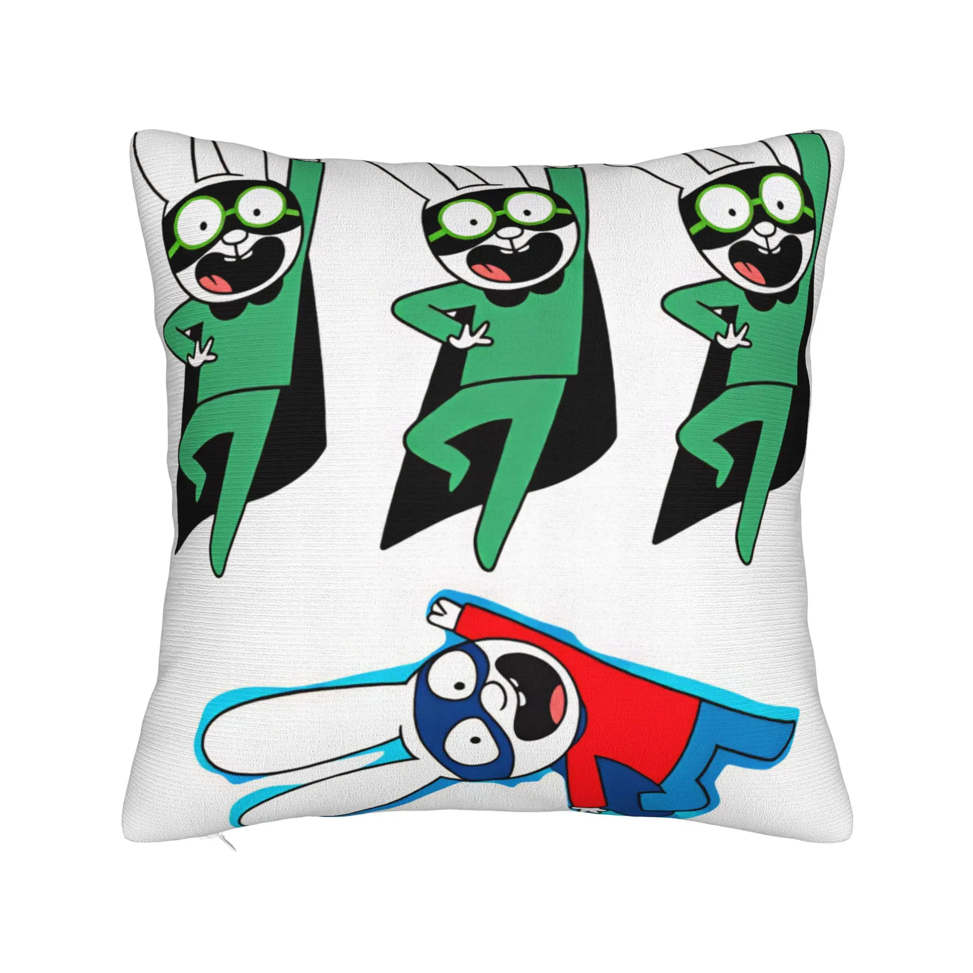 Pillow Case  Simons Super Rabbits   Soft  Pillow Cover For Office Car Home Decor Novelty Pillowcases