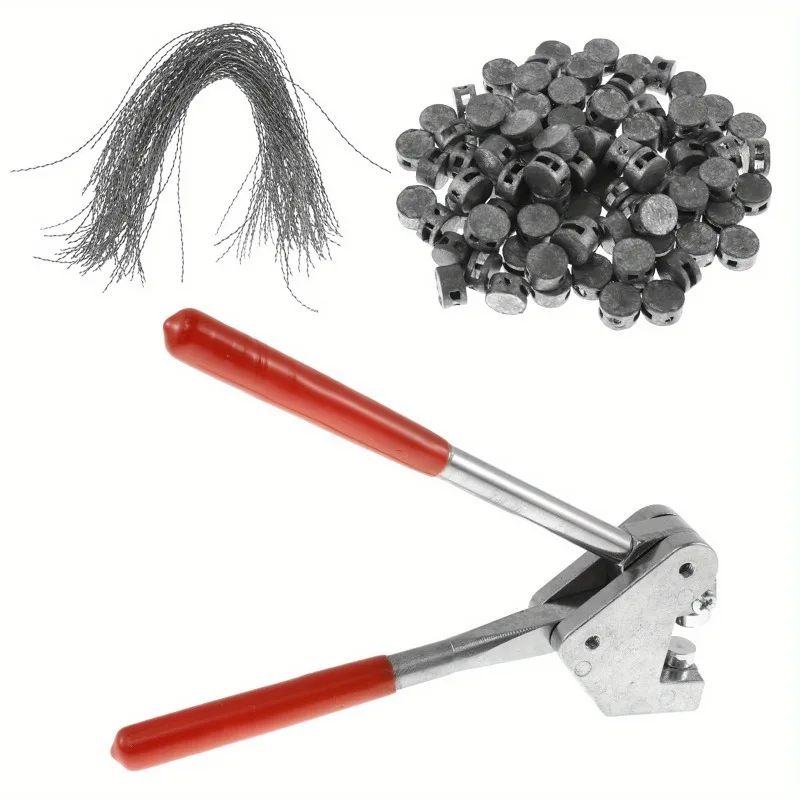 

Sealing Pliers Set Sealed Beans Sealing Wire Lead Sealing Pliers Calipers for Seal Water Meter Anti-Theft Sealin