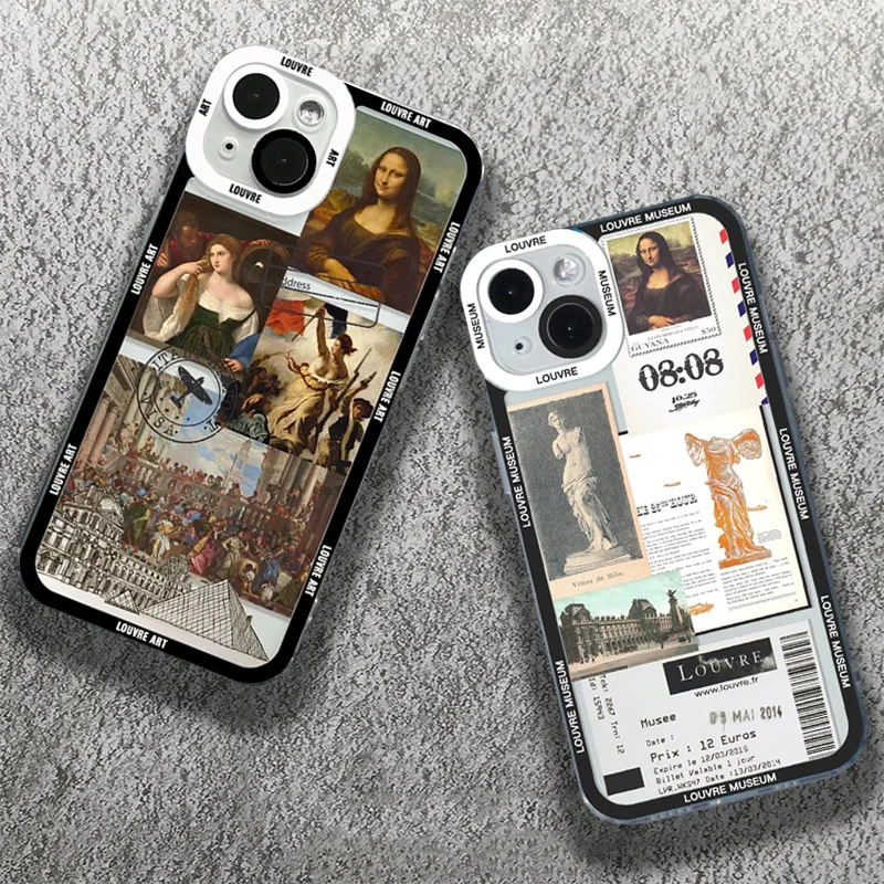 Art Aesthetic Da Vinci David Mona Lisa Van Gogh Case For Xiaomi 13T 12T Pro 11 12 13 Lite 5G 14 13 12 Poco F5 X5 X3 Pro F3 Cover