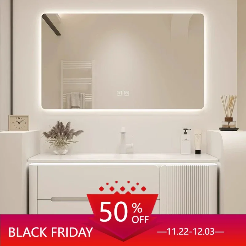 

Salon Station Bathroom Cabinet Washbasin Open Cabinets Pvc Furniture Medicine White Narrow Sink Under Sink Vanity casa arredo