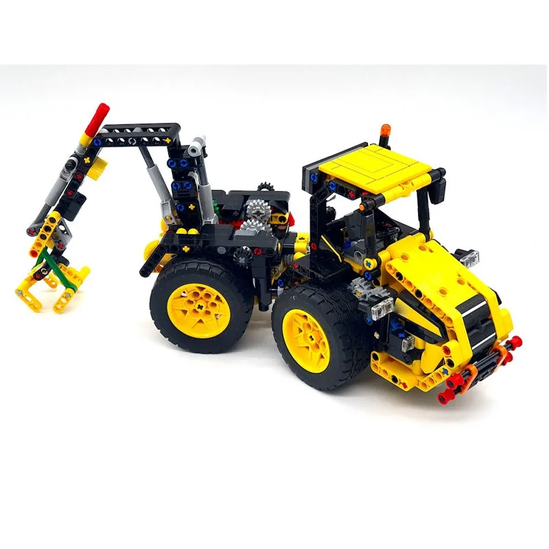 

MOC-235201 Urban Farm Agricultural Front Claw Tractor Building Block Model 808 Pieces Boys Children's Birthday Toy Gift