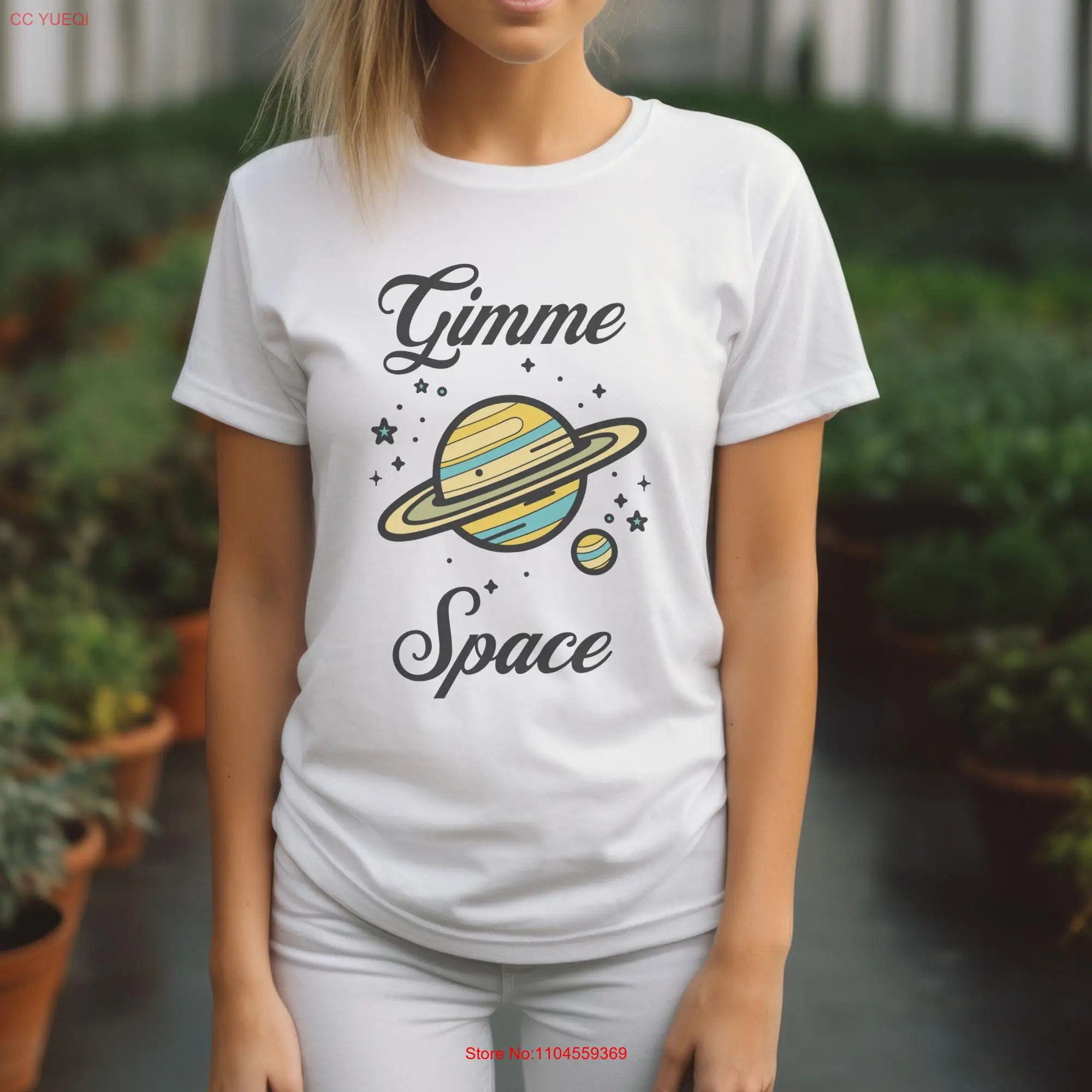 Space shirt funny planet T gimme tee nerd gift science clothing teacher present college wear daughter son