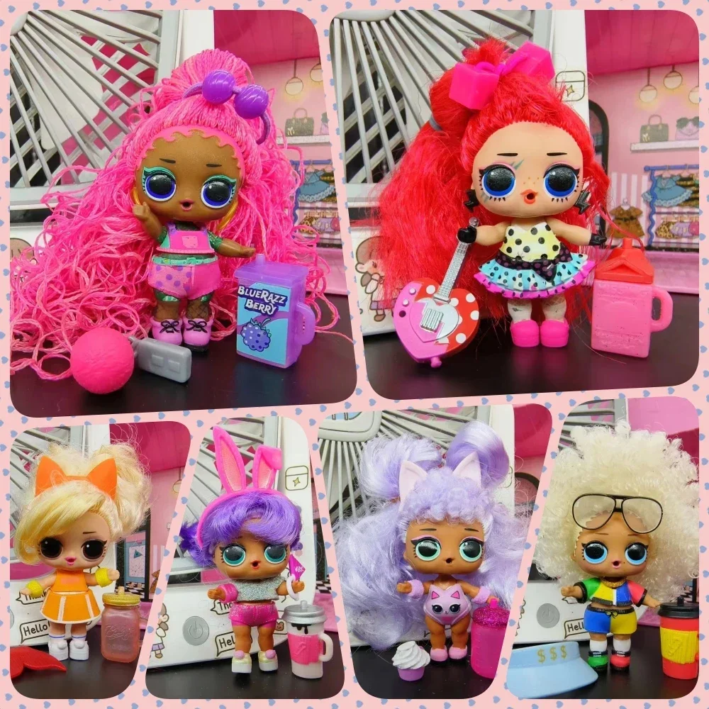 8CM LOL doll Collectible girl DIY toy doll set Includes doll clothes, shoes and accessories Children\'s birthday gift