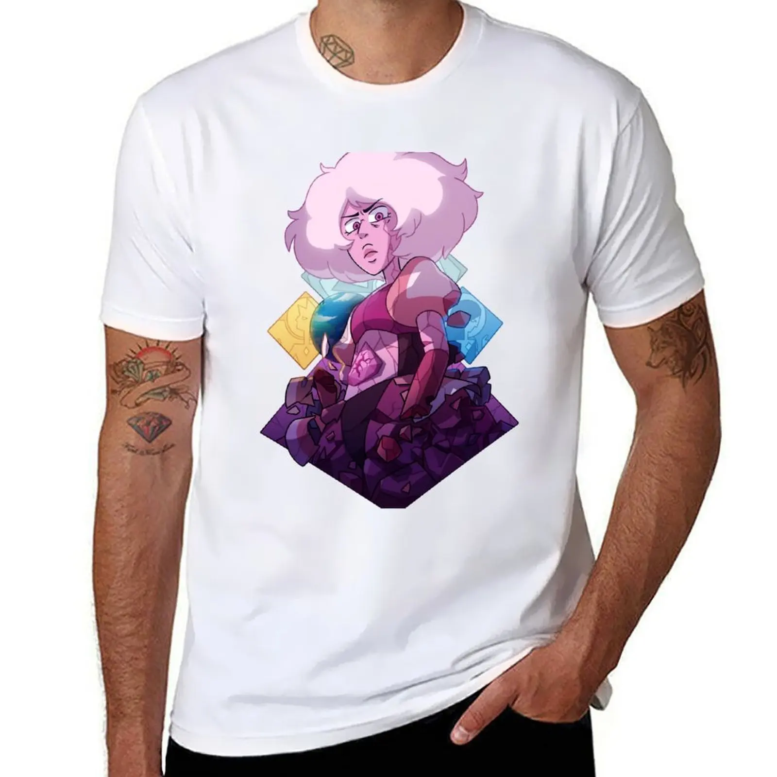 

Steven Universe - Pink Diamond T-Shirt cotton tshirt 100% graphic t shirts for man T-Shirt