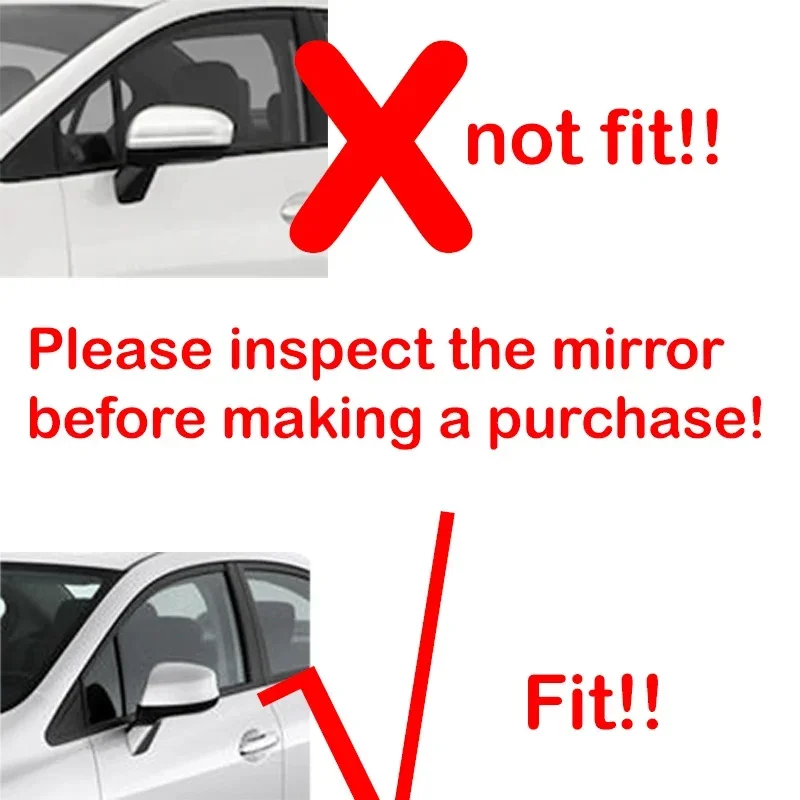 For Honda CIVIC 2012 2013 2014 2015 ABS Car Rearview Side Mirror Cover Wing Cap Exterior Door Housing Trim Adhesive Sticker view 2