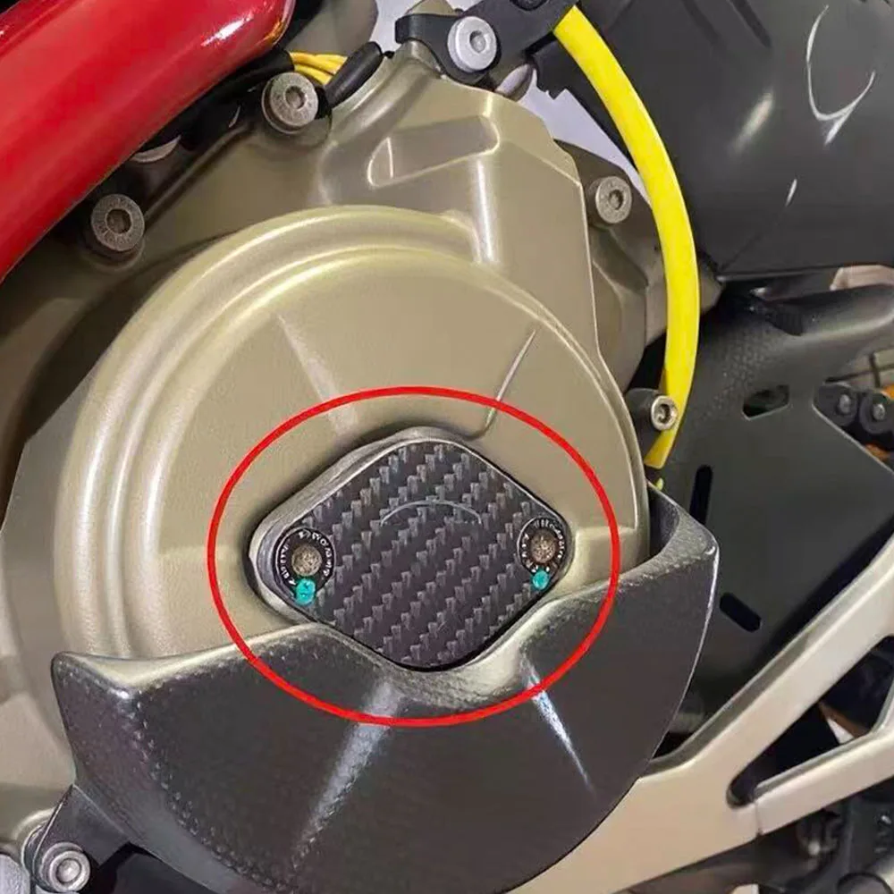 For DUCATI Panigale V4 Streetfighter V4 Speciale V4S 100% carbon fiber Left Engine Decorative Racing Limited