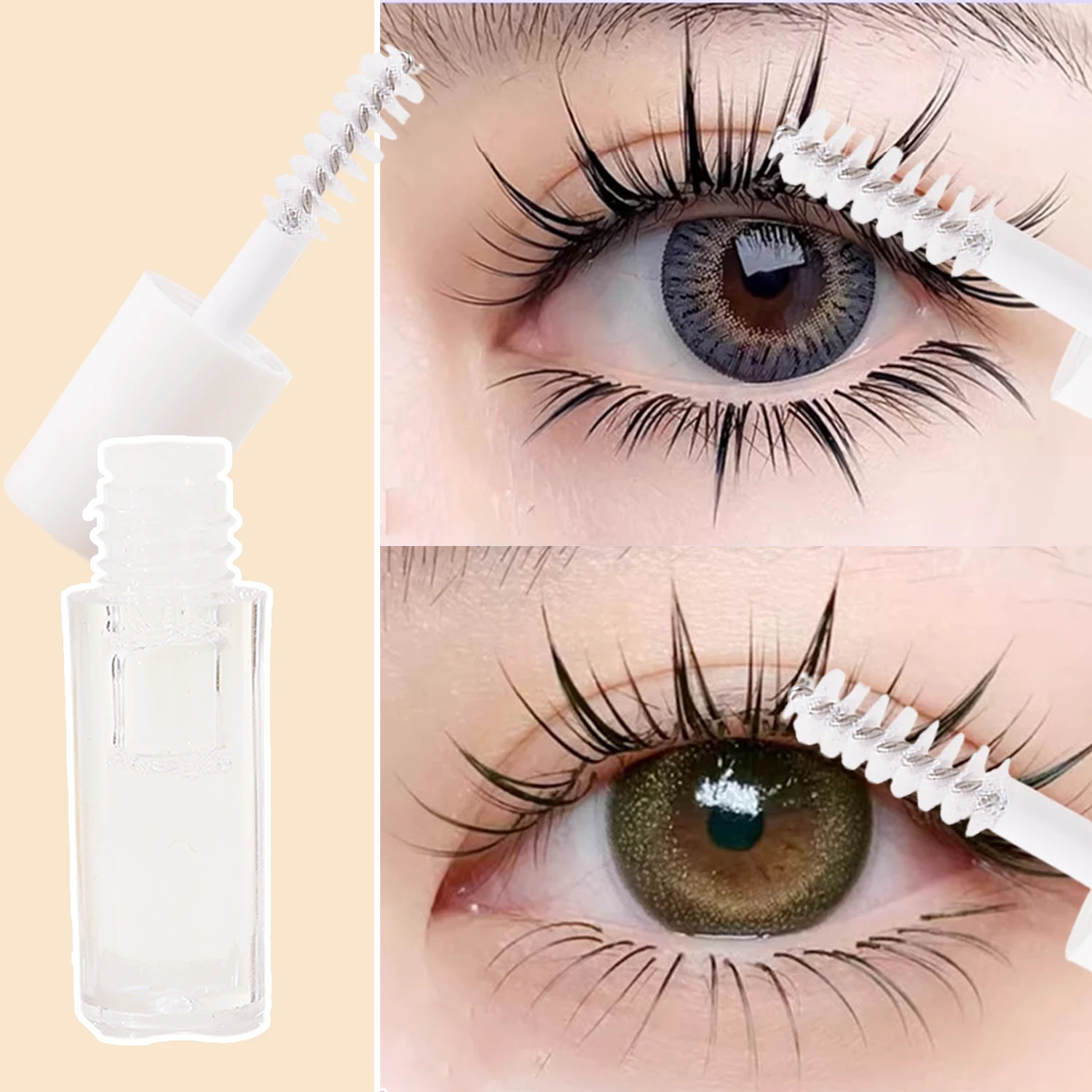 1/10pcs Transparent Eyelash Raincoat Set Lasting Mascara Lash Glue Eye Lash Extensions Waterproof Styling Eyes Makeup Comestic