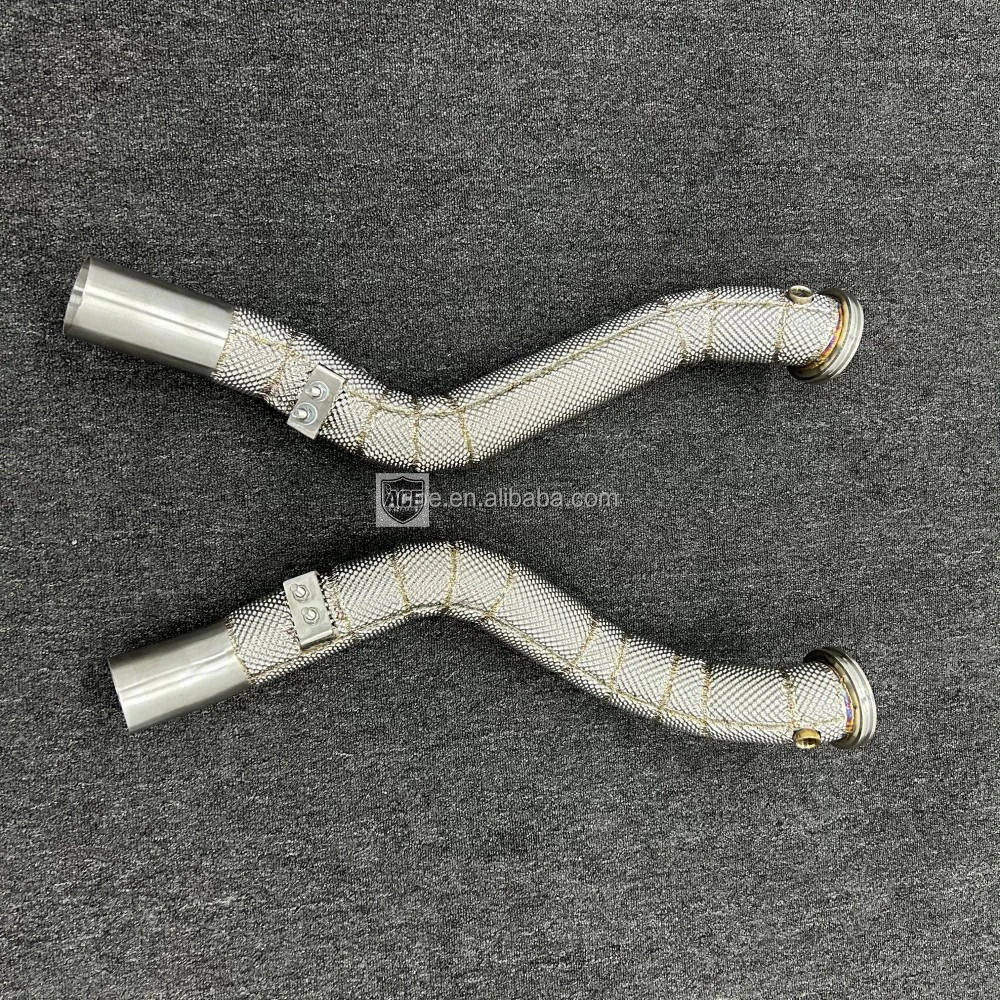 Freifluss-Downpipe für Maserati Ghibli Levante Quattroporte SQ4 3.0T Gerades Downpipe-Auspuffsystem – Detail 6