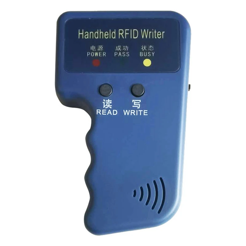 125Khz Card Reader Writer For ID HID And AWID Handheld RFID Copier With 3 T5577 Key Fobs