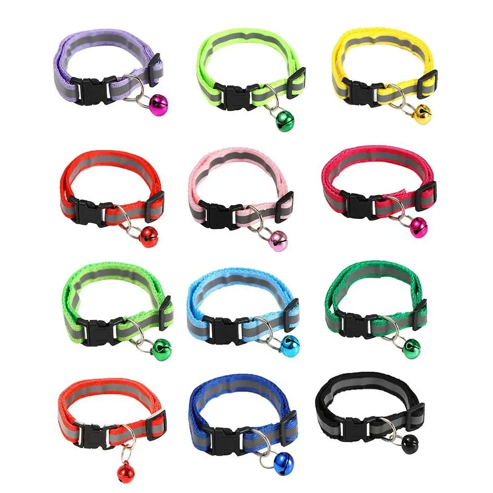 

Adjustable Reflective For Puppy Kitten Dog Accessories Easy Wear Nylon Necklace Pet Supplies Cat Collar Pet Collar