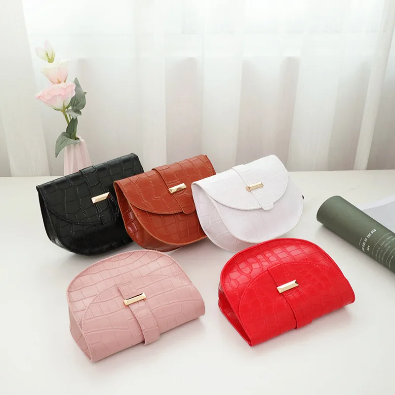 New Saddle Bag 20223 adies bag Fashion Versatile One Shoulder Bag Women's Fresh and Sweet Foreign Trade Crossbody Bag