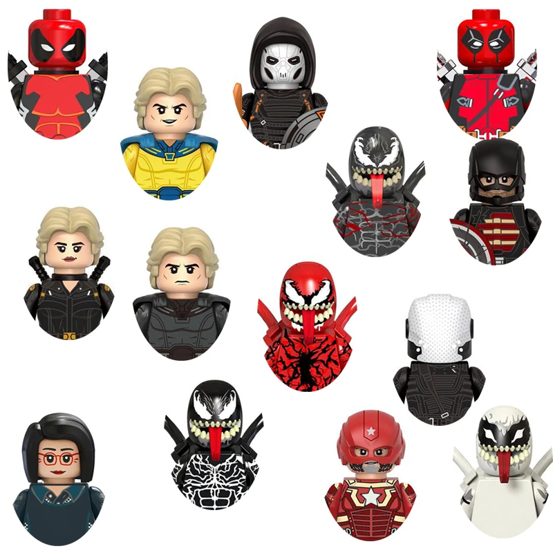 Figuras de Acción Coleccionables de Héroes y Villanos de Cómics, Bloques de Construcción Estándar, Regalo Ideal