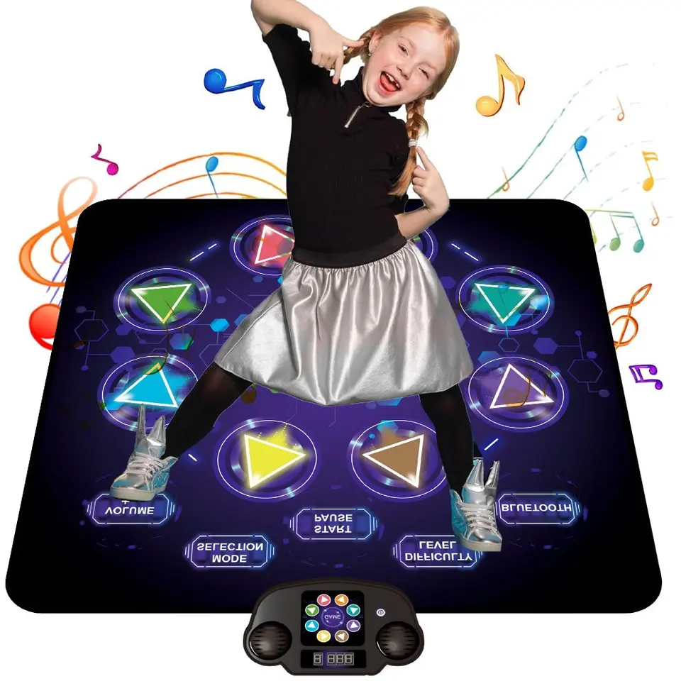 Alfombra De Baile Luminosa Para Niños, 5 Modos De Juego | Cuotas sin interés Alfombra De Baile Luminosa Para Niños, 5 Modos De Juego | Cuotas sin interés