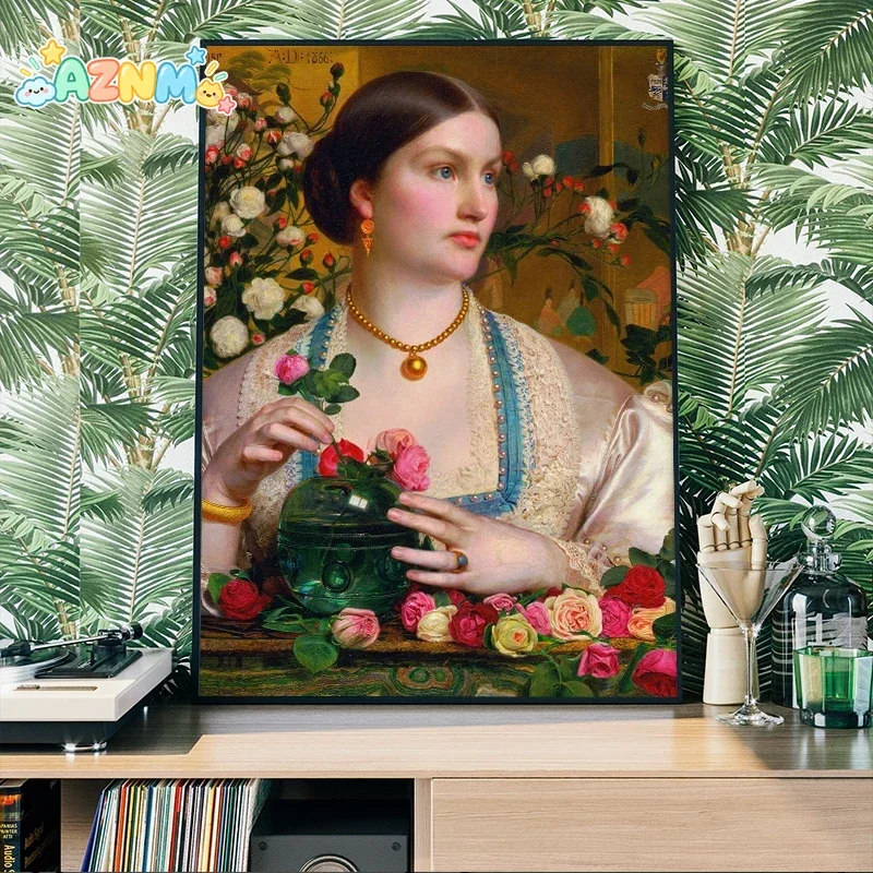 Vintage Van Gogh Mona Lisa Berühmtes Porträt Poster und Druck Leinwandgemälde Wandkunst Bild für Zimmer Heimdekoration Unfra