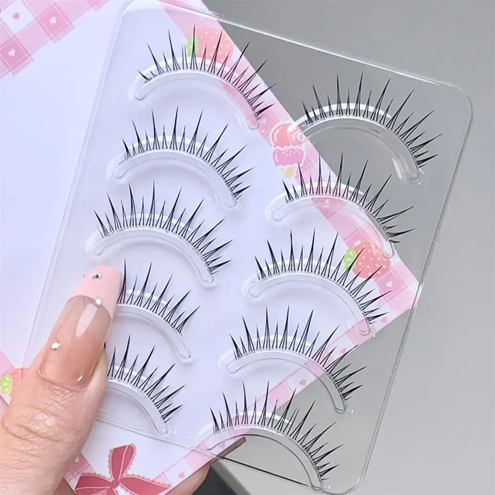 Extension de faux cils, bandes invisibles naturelles, cosmétiques de beauté, outils de maquillage réutilisables, grappes de cils