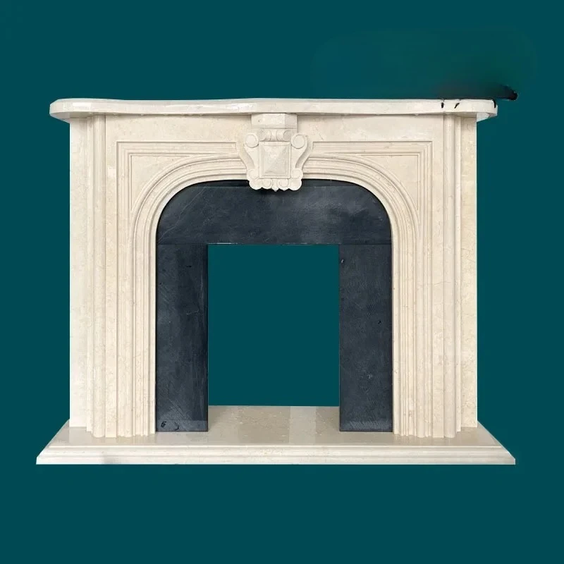 

Мраморный камин, французский ретро-гостиная, камин с резьбой по камню, европейский простой камин из натурального камня, декоративный шкаф