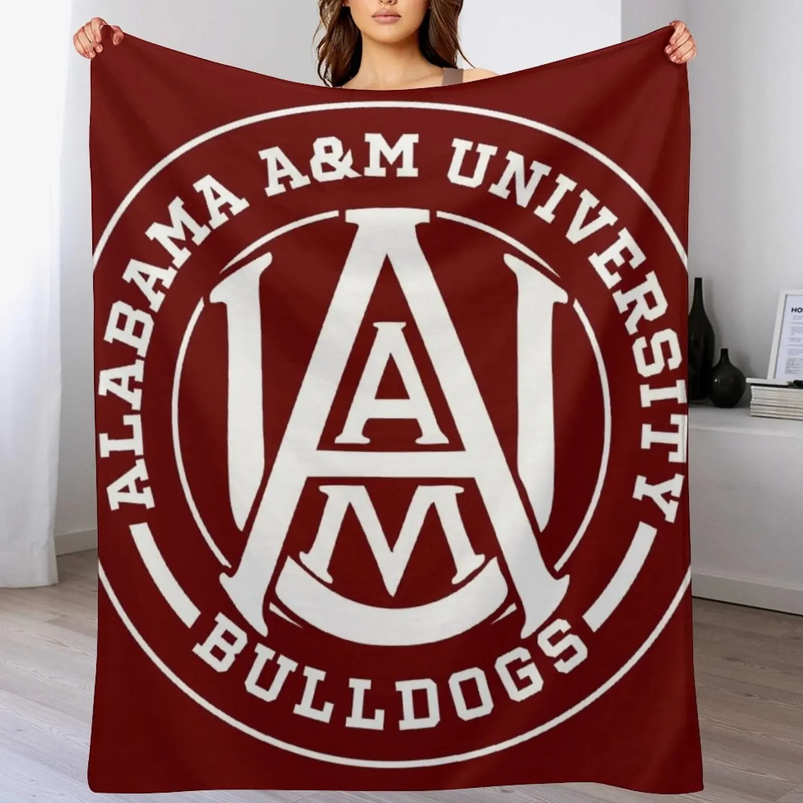 

AAMU-Circle Throw Blanket warm for winter Multi-Purpose Decorative Beds warm winter Blankets