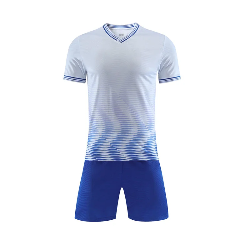 Custom Football Jersey Boys Football Kit Soccer Suit Boy Soccer Uniform Sports Set Football Equipment Children Team Shirts