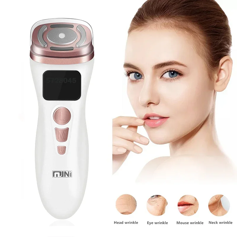 NEW Mini HIFU Machine Ultrasound Machine RF Radiofrecuencia EMS Microcurrent Lift Firm Tightening Skin Wrinkle Skin Care Product