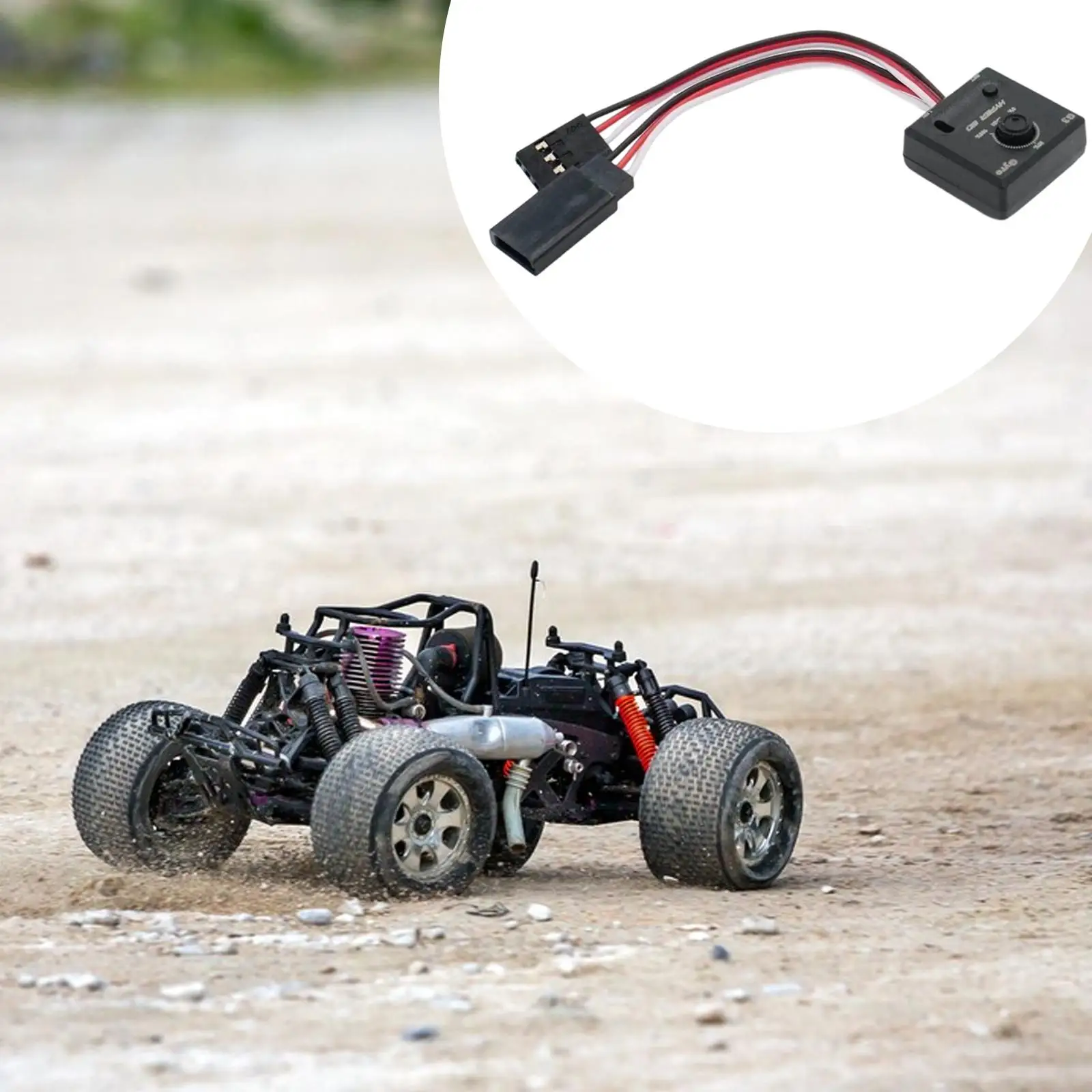 RC Gyro Replacement High Sensitivity Adjustment Professional Portable Sturdy DIY Modified Gyroscope RC Car Repair Part Mini Gyro