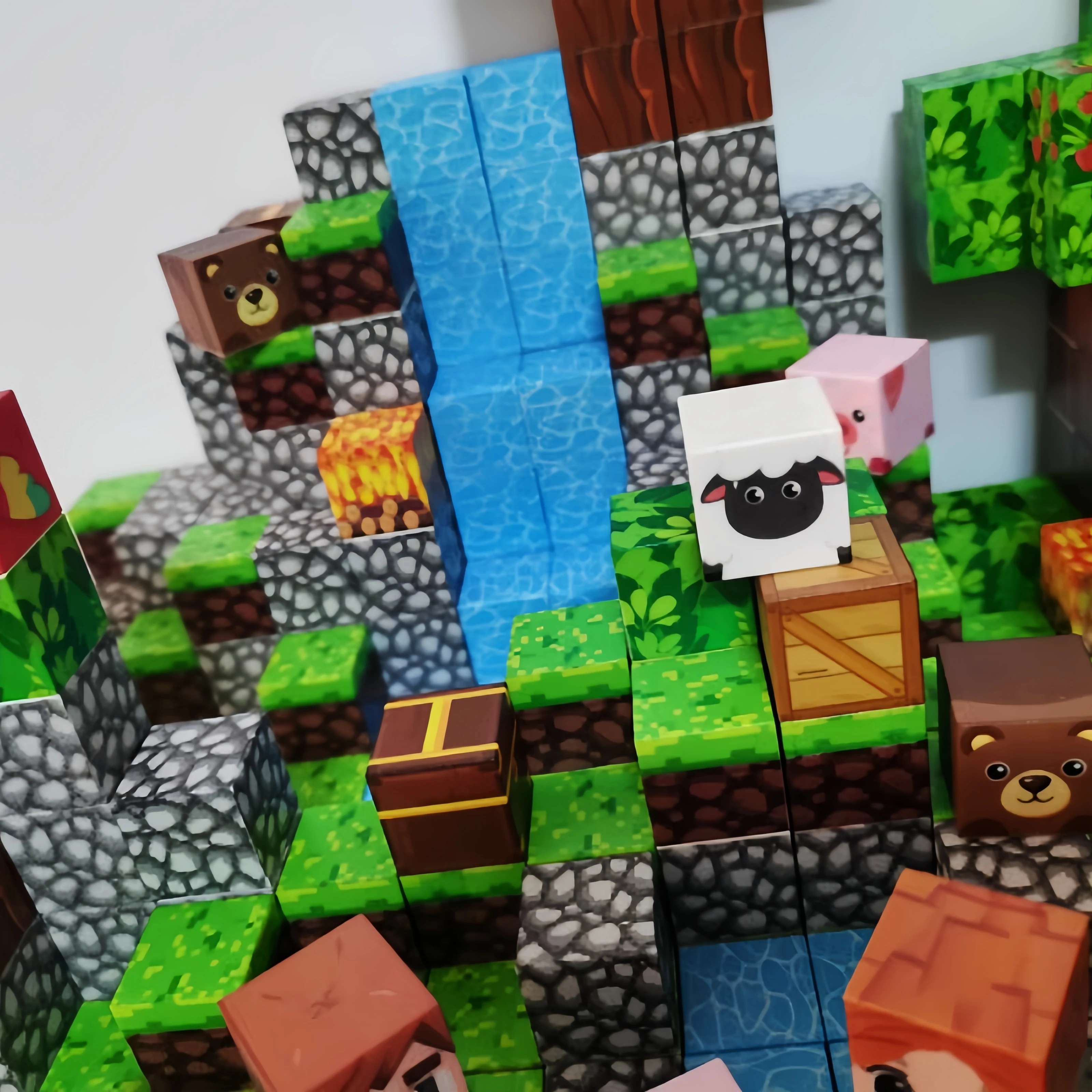 Magnetyczne klocki konstrukcyjne: zestaw magnetycznych klocków konstrukcyjnych 52/117 elementów, zabawka-łamigłówka 3D DIY, zabawka sensoryczna edukacyjna STEM dla dzieci, prezent na urodziny