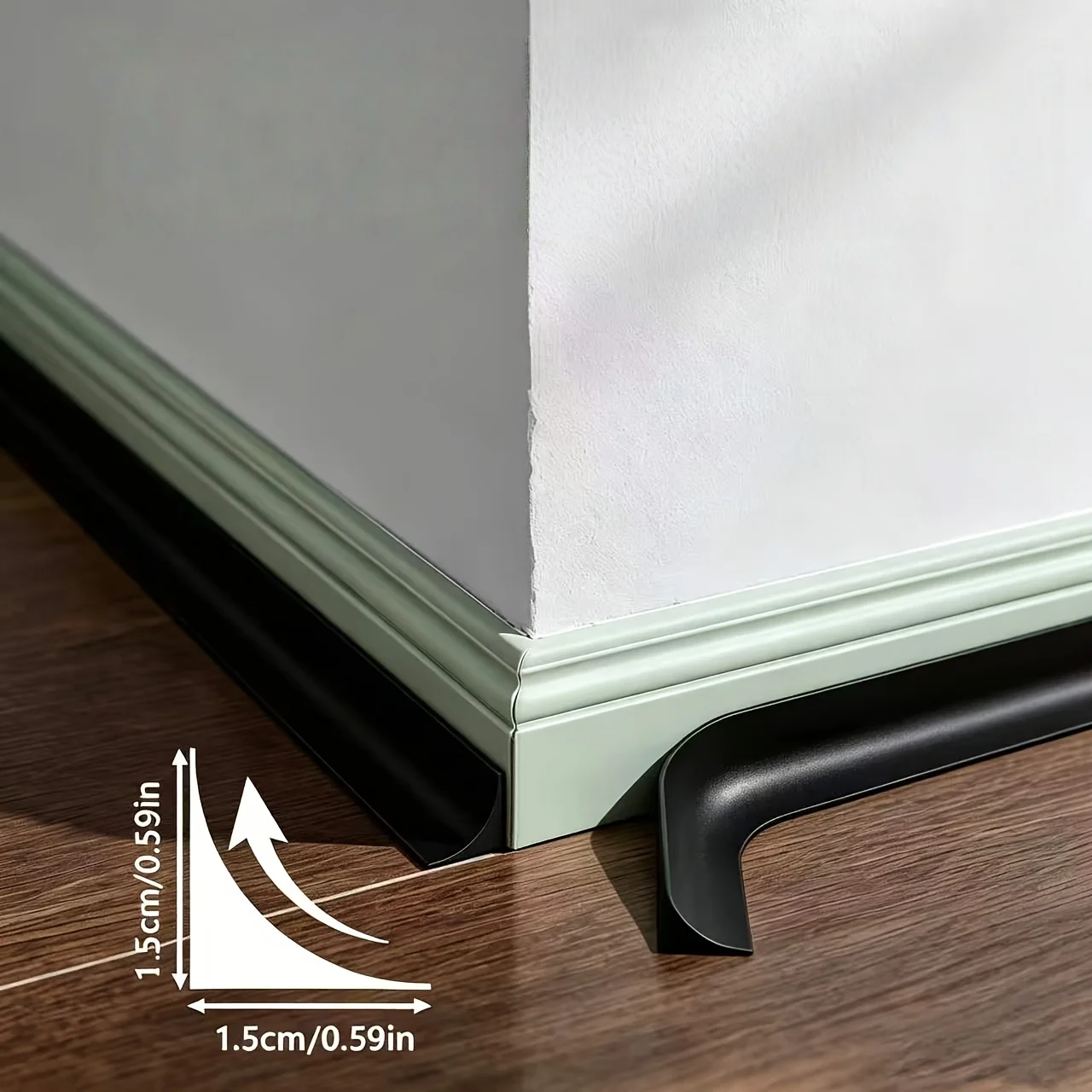 1PC 1//3/6m Self-Adhesive Flexible Trim Strip - Peel And Stick Decorative Strip,  for Floors, Baseboards, Countertops, Tiles - D