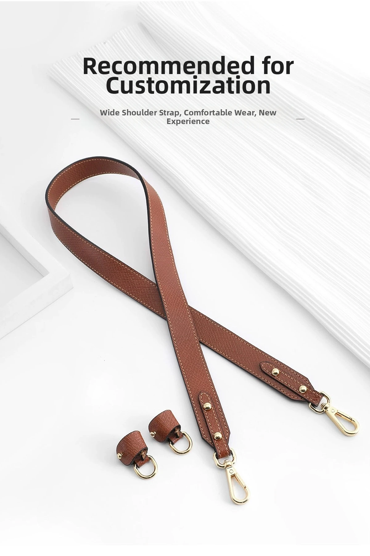 2026 New Leather Bag Strap For Longchamp S Durable Fashion Without Punching Modification Bag Accessories