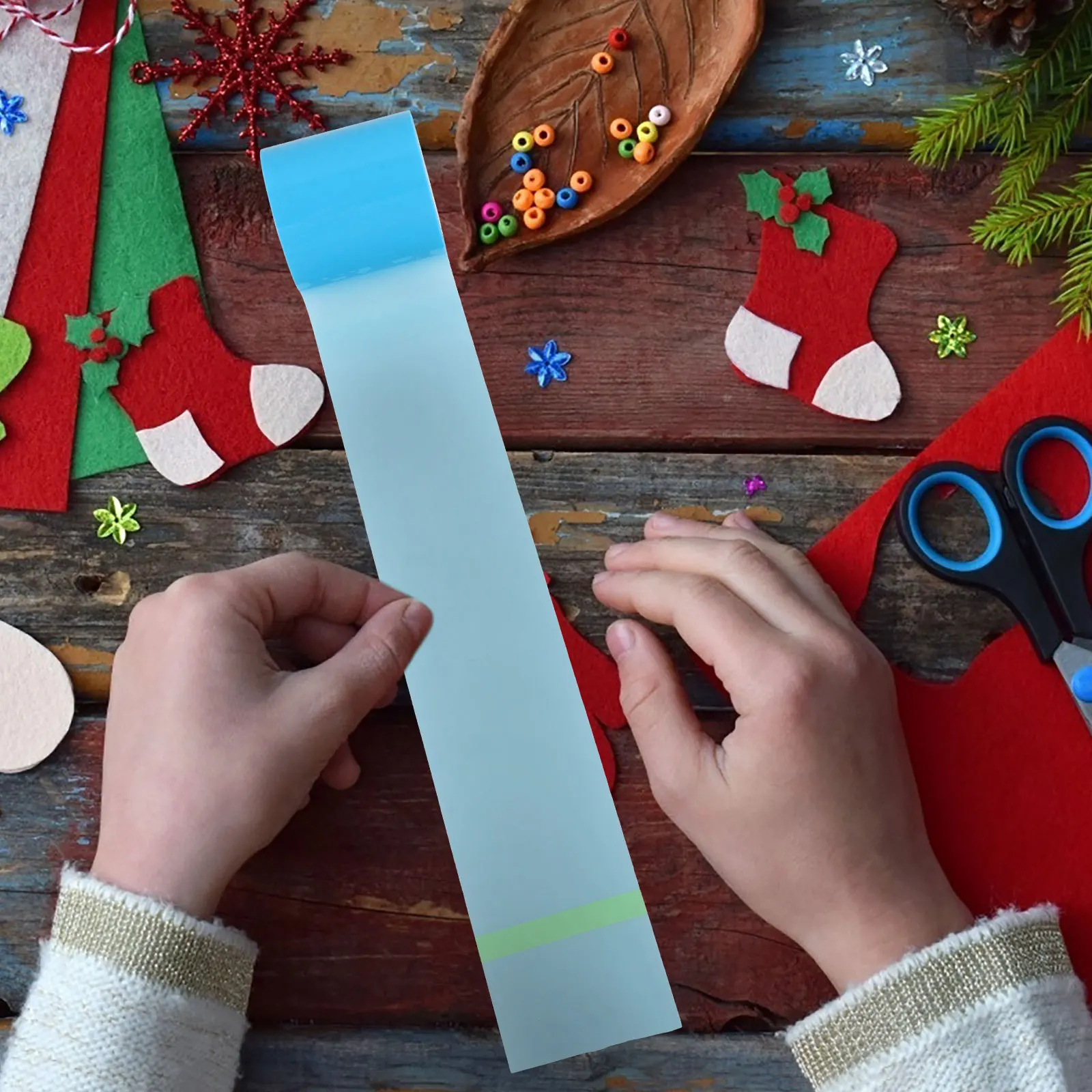 

2 Rolls DIY Epoxy Tape Leak Resistant Metal Frame Pads Handmade Jewelry Making Craft Supplies Water Crystal Material