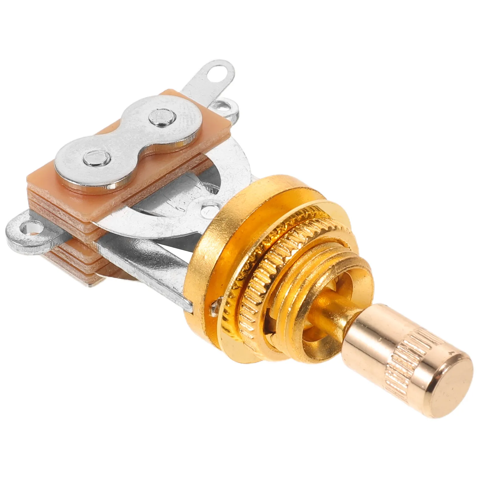 3-Way Electric Guitar Toggle Switch with Cylindrical Knob, High-Sensitivity Metal Pickup Selector for DIY Luthiers