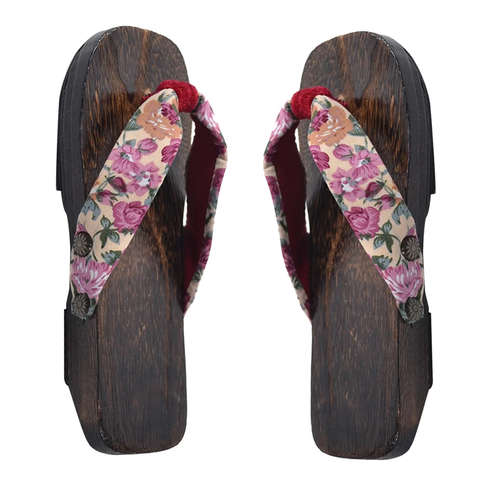 

1pcs Paulownia Children Clogs Baby Slippers Lightweight Anti-Slip Eva Sole Breathable Fabric Shoelaces Chinese Cultural Design