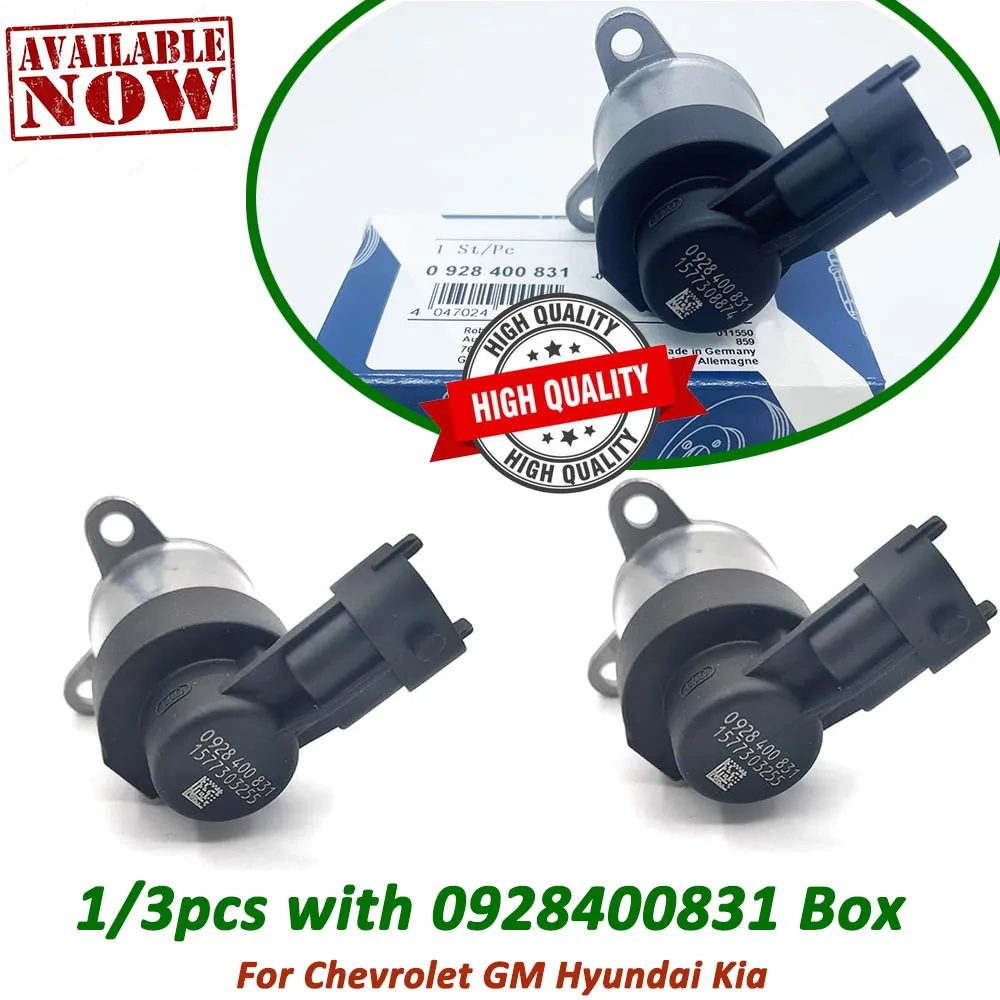 High Quality 1/3pcs 0928400831 928400831 Diesel fuel metering solenoid valve 0928400633 0928400700 For Chevrolet GM Hyundai Kia