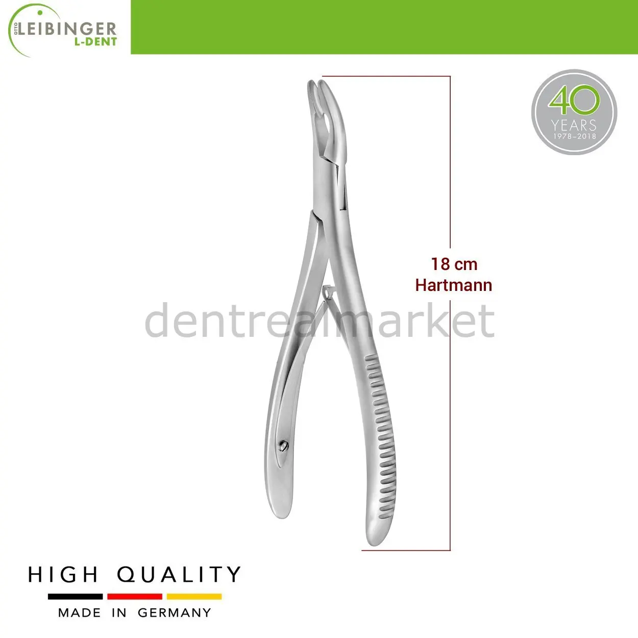 Otto Leibinger - Hartmann Bone Rongeur - Dental Bone Rongeur 18cm