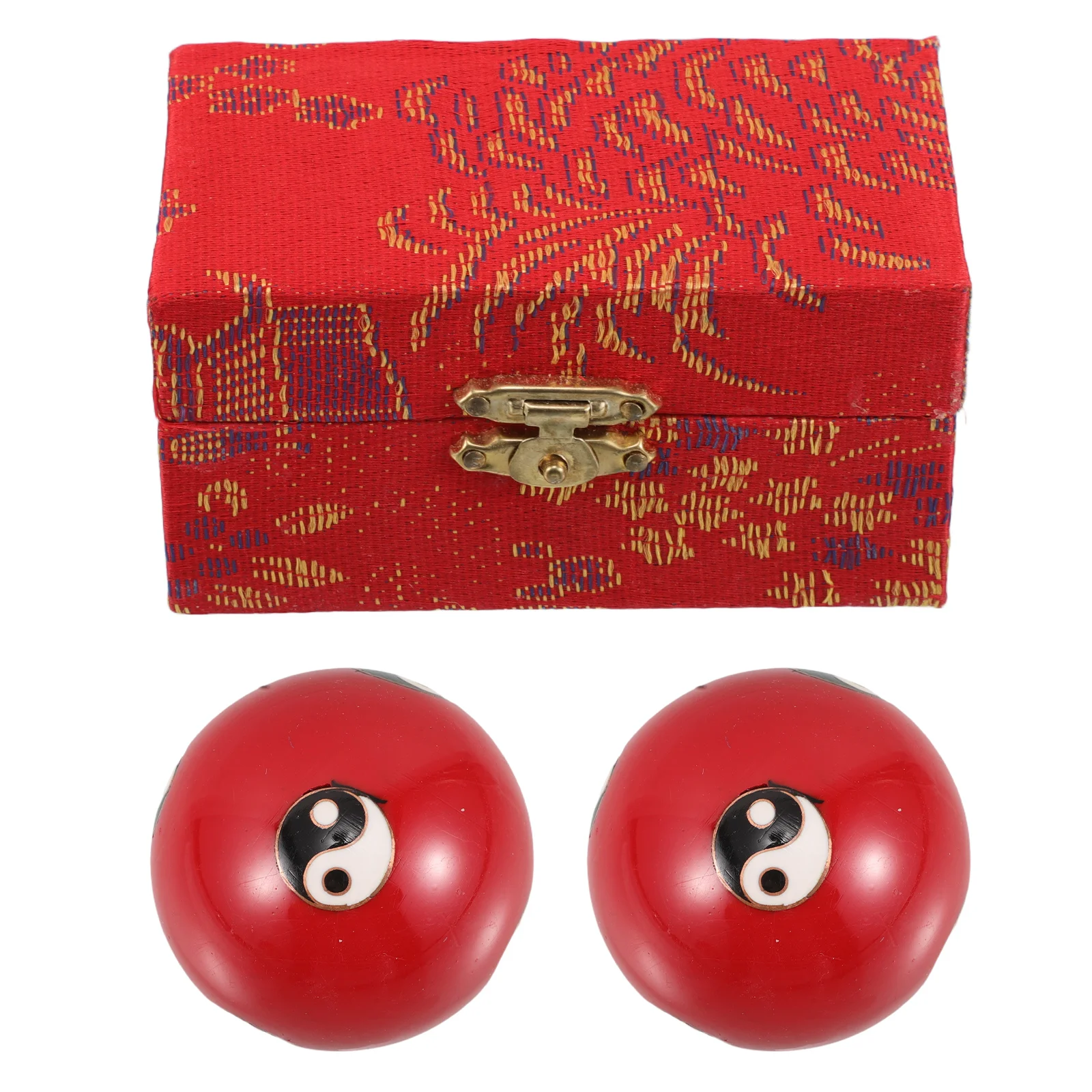 

2 Pcs Fitness Handball Baoding Massaging Balls Gift Chinese Exercise