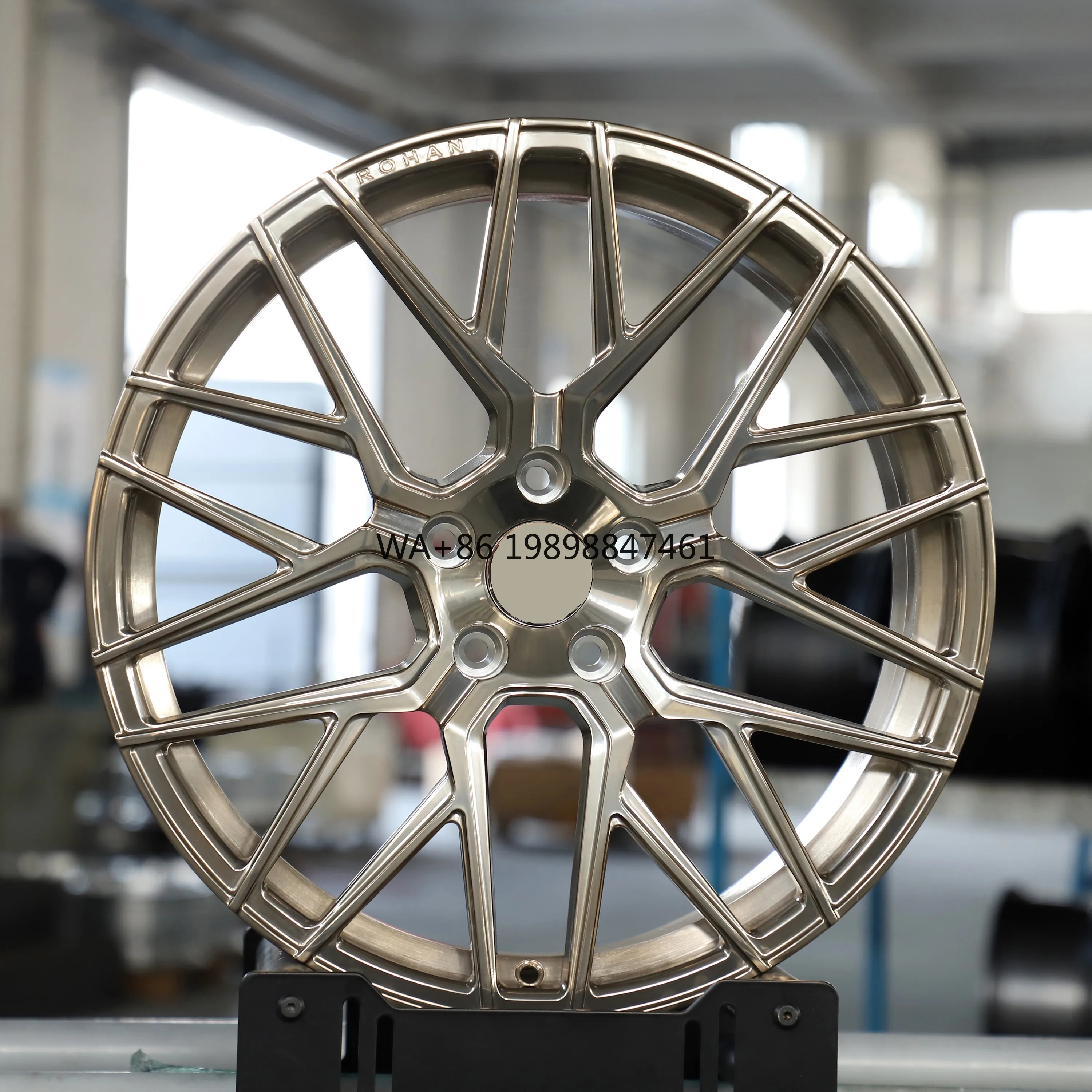 

Luxury 19-22 Inch Forged Racing Car Wheels Light Gold Multi-Spoke Aluminum Alloy Minimum Order 4 Pieces