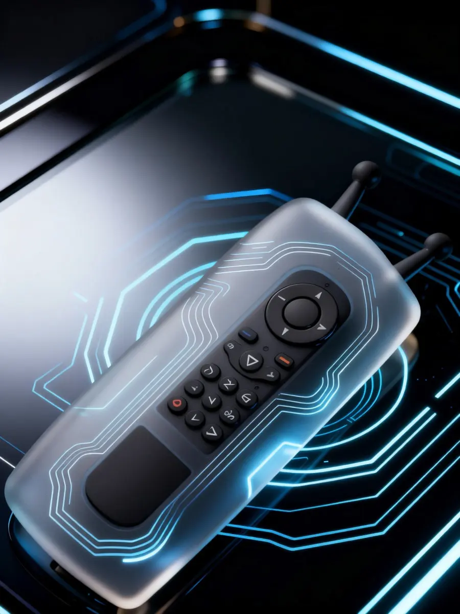 Silicone Remote Control Cover – Stretch-Resistant, Transparent Protective Shell for TV AC Remote with Full Button Access