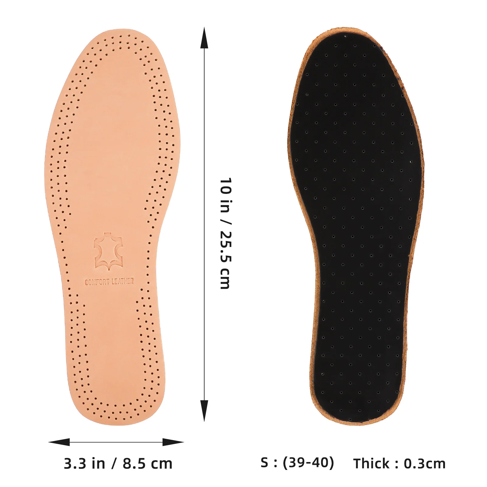 Thin Insoles Shoe Inserts for Men Casual Replacement Pads Grip Lightweight